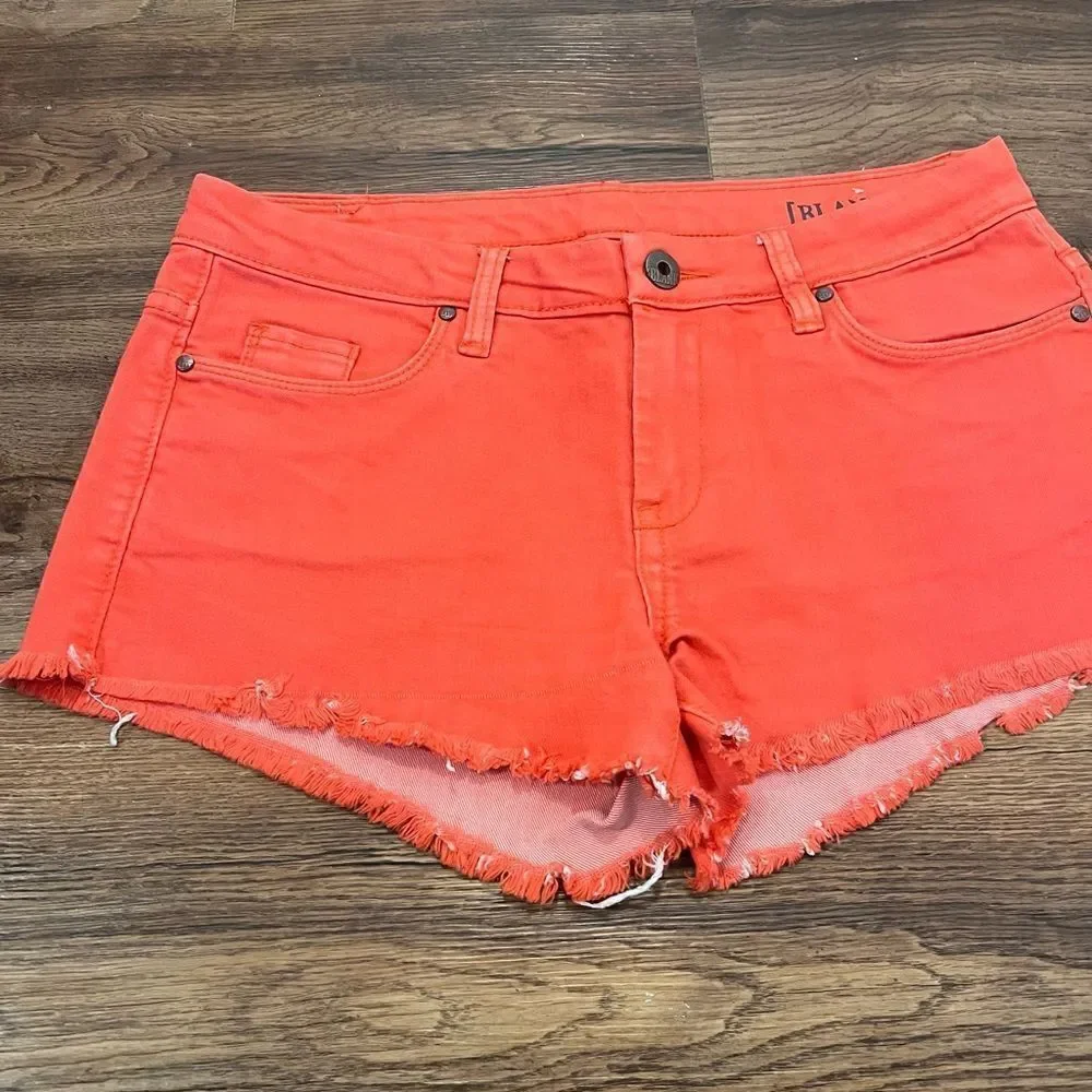 Blank NYC Red Jean Shorts